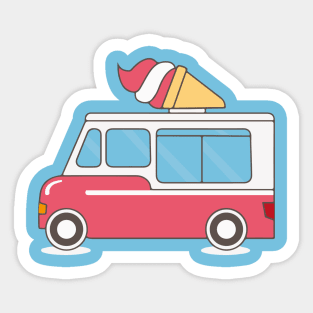 Ice Cream Van Sticker